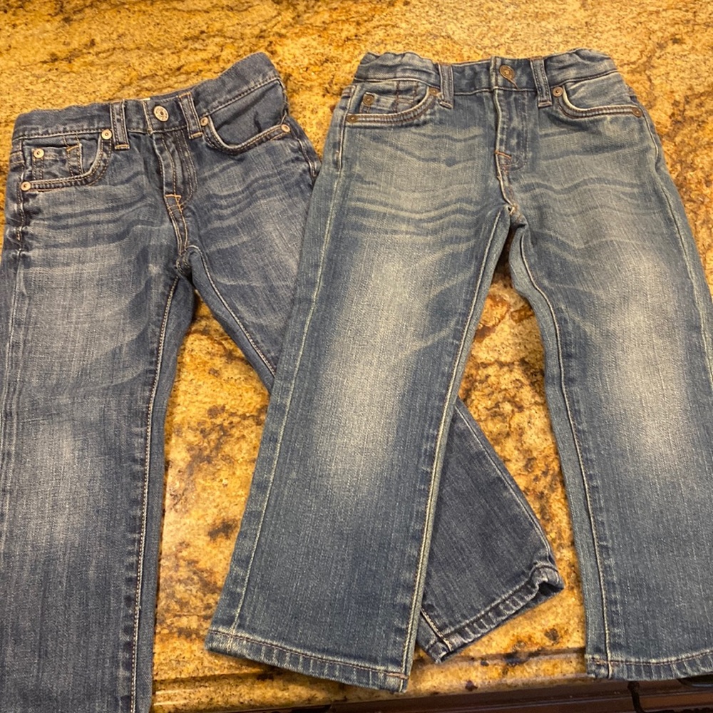 Two pairs 7 for all mankind jeans